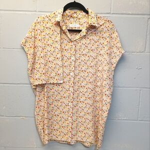 Equipment Silk Tunic Top, Size Small